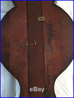 Antique, Rare 18th century mahogany Barometer by J. M. Ronketti c. 1785, London