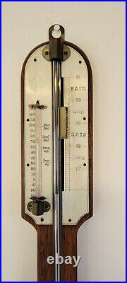 Antique Rosewood Stick Barometer