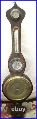 Antique Royle Rawson Wican 36 Barometer Thermometer Made in England
