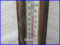 Antique Royle Rawson Wican 36 Barometer Thermometer Made in England