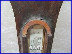 Antique Royle Rawson Wican 36 Barometer Thermometer Made in England