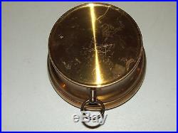 Antique Rudolph Schmidt & Co. Inc. Rochester Brass Tycos Weather Wall Barometer