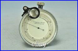 Antique SURVEYING ANEROID COMPENSATED for TEMPERATURE BAROMETER in CASE #02275