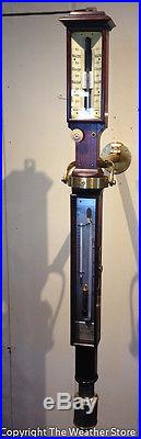 Antique Scottish Marine Ship's Barometer Sympiesometer