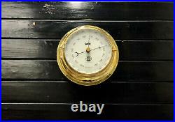 Antique Sestrel Vintage Nautical Aneroid Weather Barometer Made in England