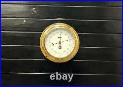 Antique Sestrel Vintage Nautical Aneroid Weather Barometer Made in England