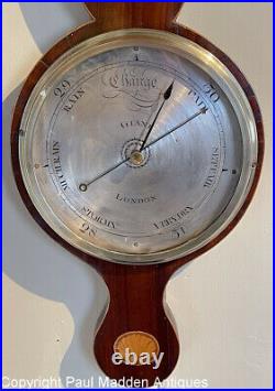 Antique Sheraton Wheel Barometer by Giani, London