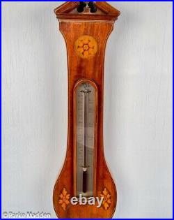 Antique Sheraton Wheel Barometer by Joseph Cetti, London