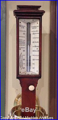 Antique Ship's Marine Barometer H. Negretti circa 1845