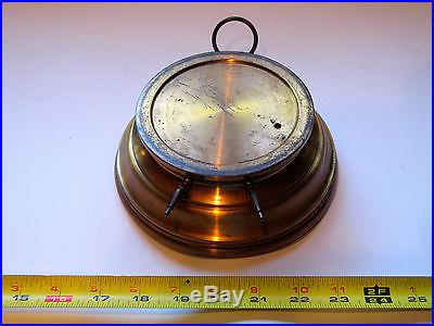 Antique Ships Wall Barometer ~ Brass Case