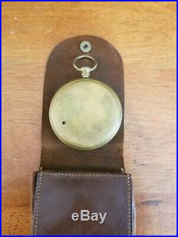 Antique Short & Mason London Compensated Pocket Barometer # F 2937 Rare Euc