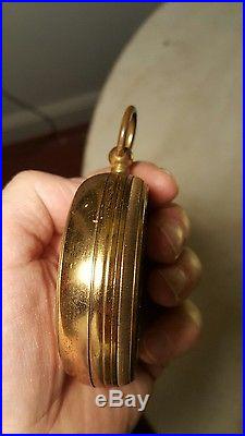 Antique Short Mason London Tycos Pocket Barometer Works