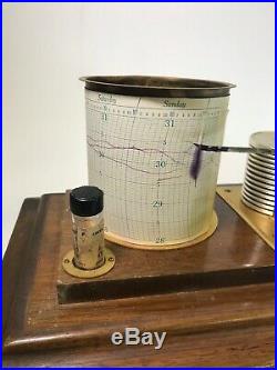 Antique Short & Mason Stormograph Recording Barometer London No C 10647