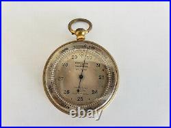 Antique Short and Mason Compensated Barometer With Altimeter