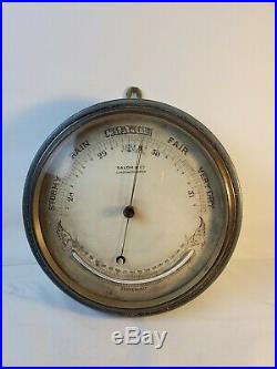 Antique Solom & Co. Large Barometer. London & Edinburch
