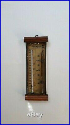 Antique Standard Cottage Thermometer, Barometer 1880 /1890 All Original Working