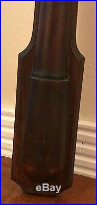 Antique Stick Barometer Thermometer E C Spooner Boston Vintage Rare
