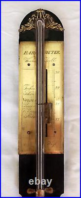 Antique Stick Barometer Wiener Zoll, Early 1800
