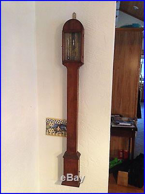 Antique Stick Barometer by Charles Wilder, Peterboro, NH