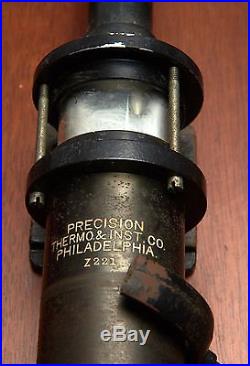 Antique Stick Barometer in Wood Case Precision Thermo. & Inst. Co. PA RARE
