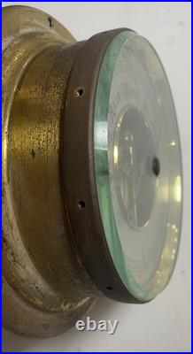 Antique Stormy Rain Change Fair Original Ship Aneroid Barometer Germany Antique Stormy Rain Change Fair Original Ship Aneroid Barometer Germany