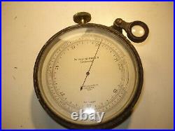 Antique Surveying Aneroid Barometer
