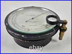 Antique Surveying Aneroid Compensated Barometer Negretti & Zambra 1451 ENGLAND