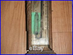 Antique Sympiesometer Barometer Made By W. Desilva Optician Regent Rd. Liverpool