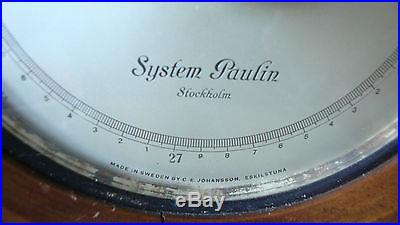 Antique System Paulin Barometer Stockholm