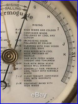 Antique TYCOS Stormoguide The Simplified Barometer 5 Dial Taylor Instrument