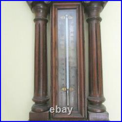 Antique T Armstrong & Brother Manchester England Banjo Wall Barometer Original