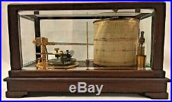 Antique Taylor Instrument Co TYCOS Cyclo-Stormograph Barograph Barometer USA