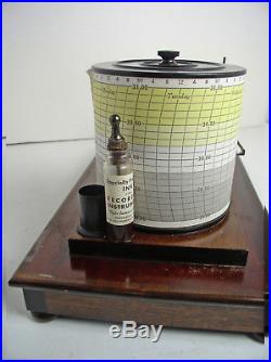 Antique Taylor Instrument Company Vintage Barograph Barometer
