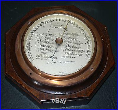 Antique Taylor Pendant Stormoguide Tycos Instruments Barometer 1914 NO RESERVE