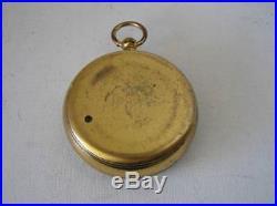 Antique The A. Lietz Pocket Barometer Altimeter