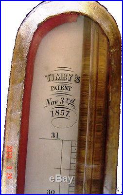 Antique Timby's Stick Barometer