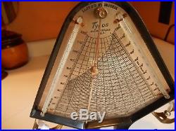 Antique Tycos Lloyd's Hygrodeik Hygrometer