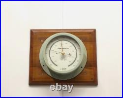 Antique Utsuki Keiki Ship Aneroid Barometer Vintage Nautical Maritime Instrument