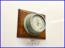 Antique Utsuki Keiki Ship Aneroid Barometer Vintage Nautical Maritime Instrument
