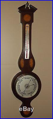 Antique Victorian English Barometer Thermometer Thomas Armstrong & Brother Ltd