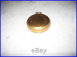 Antique Vintage Brass J. J. Hicks Compensated Pocket Barometer, London England