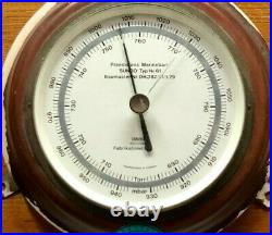 Antique Vintage Marine SUNDO Fabrikation Aneroid Weather Barometer West Germany
