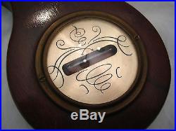 Antique Vintage P. F. Bollenbach Mahogany Barometer Weather Station