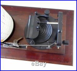Antique Vintage TAYLOR CYCLO STORMOGRAPH Barograph Recording Barometer withCharts