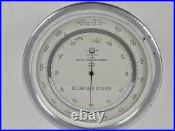 Antique WWII Pratt & Whitney Cased Nautical Aneroid Barometer Nihon Kisho JAPAN