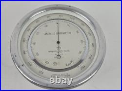 Antique WWII Pratt & Whitney Cased Nautical Aneroid Barometer Nihon Kisho JAPAN