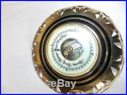 Antique W. German Brass Barometer. Very Nice
