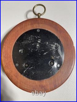 Antique Wall Barometer Weather Instrument Brass Scientific Decor Display
