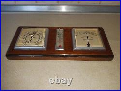 Antique Weather station barometer-hygrometer-thermometer Germany Fischer