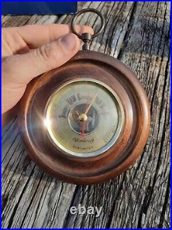 Antique Wood Barometer